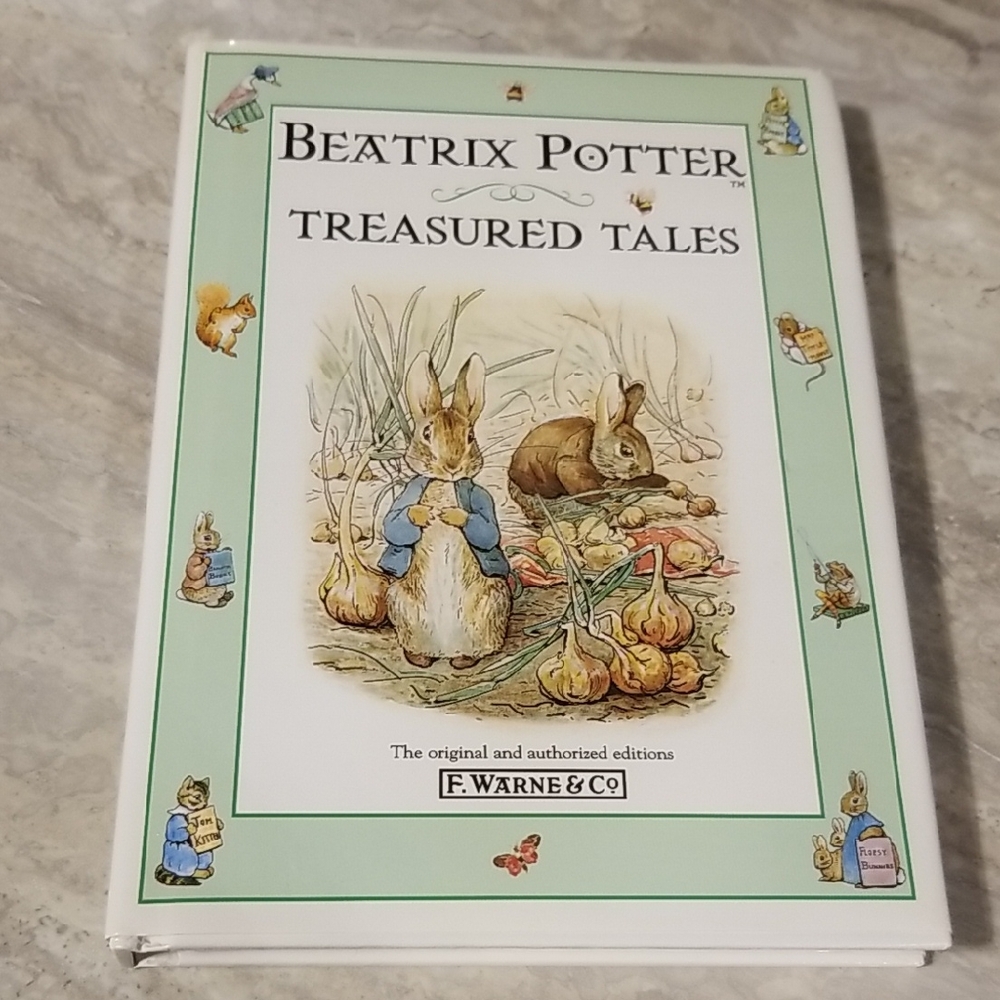 Beatrix Potter Treasured Tales Hardcover Book With Duct Cover